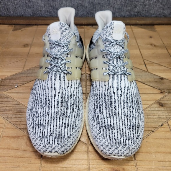 Adidas Mens UltraBoost 3.0 Men's 10.5 S80636 Knit White Running Shoes Sneakers - Picture 3 of 13